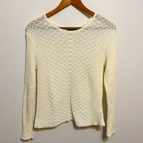 Cream NIC+ZOE Top - Picture 1 of 4